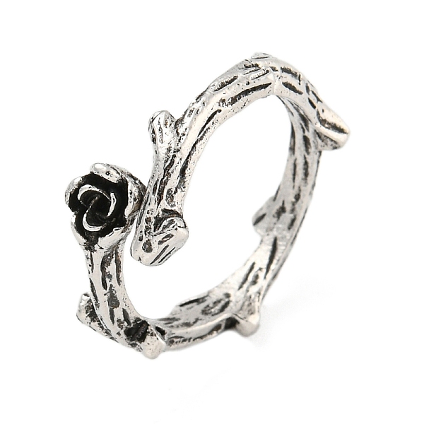 PandaHall Alloy Finger Rings for Women, Flower, Antique Silver, US Size 6(16.5mm) Alloy Flower
PandaHall Alloy Finger Rings for Women, Flower, Antique Silver, US Size 6(16.5mm) Alloy Flower