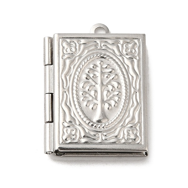 PandaHall 304 Stainless Steel Locket Pendants, Photo Frame Charms for Necklaces, Rectangle with Tree Charm, Stainless Steel Color, Rectangle...
PandaHall 304 Stainless Steel Locket Pendants, Photo Frame Charms for Necklaces, Rectangle with Tree Charm, Stainless Steel Color, Rectangle...