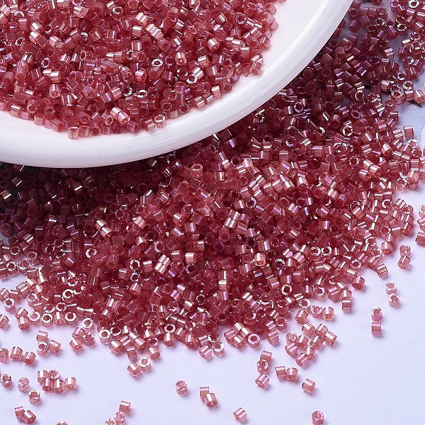 PandaHall MIYUKI Delica Beads, Cylinder, Japanese Seed Beads, 11/0, (DB1865) Silk Inside Dyed Berry AB, 1.3x1.6mm, Hole: 0.8mm, about..., Brown
PandaHall MIYUKI Delica Beads, Cylinder, Japanese Seed Beads, 11/0, (DB1865) Silk Inside Dyed Berry AB, 1.3x1.6mm, Hole: 0.8mm, about..., Brown