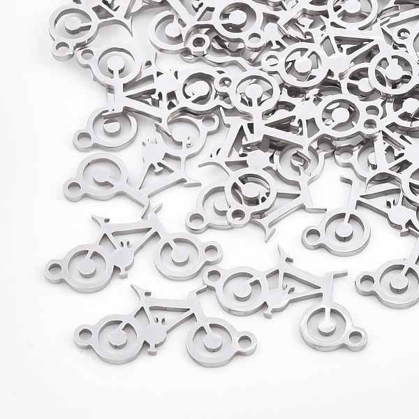 PandaHall 201 Stainless Steel Links connectors, Laser Cut Links, Bicycle, Stainless Steel Color, 20x10x1mm, Hole: 1.4mm 201 Stainless Steel...
PandaHall 201 Stainless Steel Links connectors, Laser Cut Links, Bicycle, Stainless Steel Color, 20x10x1mm, Hole: 1.4mm 201 Stainless Steel...