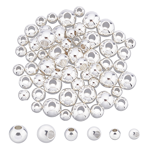 PandaHall Unicraftale 304 Stainless Steel Beads, Round, Silver, 5~8x4~7mm, Hole: 2~3mm, 60pcs/box 304 Stainless Steel Round
PandaHall Unicraftale 304 Stainless Steel Beads, Round, Silver, 5~8x4~7mm, Hole: 2~3mm, 60pcs/box 304 Stainless Steel Round