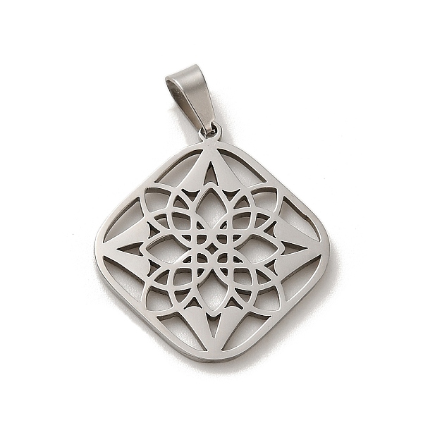 PandaHall 304 Stainless Steel Pendants, Laser Cut, Hollow Flower Charm, Stainless Steel Color, 24x21.5x1mm, Hole: 6x3mm 304 Stainless Steel...
PandaHall 304 Stainless Steel Pendants, Laser Cut, Hollow Flower Charm, Stainless Steel Color, 24x21.5x1mm, Hole: 6x3mm 304 Stainless Steel...