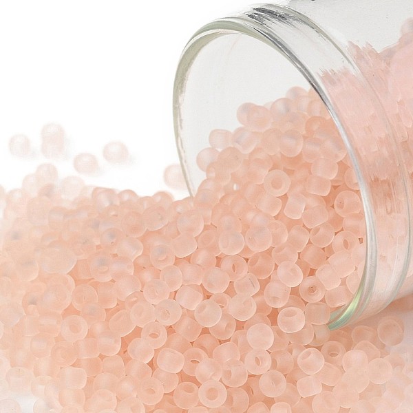 PandaHall TOHO Round Seed Beads, Japanese Seed Beads, (11F) Transparent Frost Rosaline, 11/0, 2.2mm, Hole: 0.8mm, about 1110pcs/10g Glass..., Pink
PandaHall TOHO Round Seed Beads, Japanese Seed Beads, (11F) Transparent Frost Rosaline, 11/0, 2.2mm, Hole: 0.8mm, about 1110pcs/10g Glass..., Pink