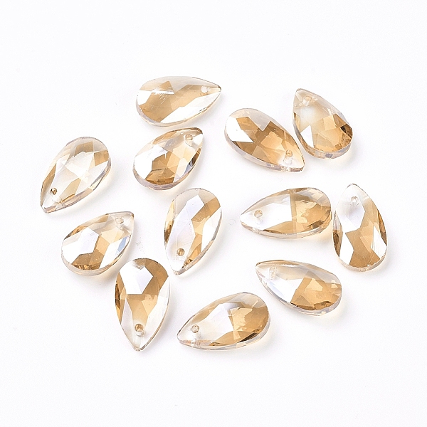 PandaHall Faceted Glass Pendants, Teardrop, Brown, 15x9.5x5.5mm, Hole: 1mm Glass Teardrop Brown
PandaHall Faceted Glass Pendants, Teardrop, Brown, 15x9.5x5.5mm, Hole: 1mm Glass Teardrop Brown