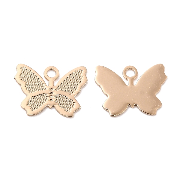 PandaHall Long-Lasting Plated Brass Pendants, Butterfly Charm, Light Gold, 7.5x10x0.3mm, Hole: 1.1mm Brass Butterfly
PandaHall Long-Lasting Plated Brass Pendants, Butterfly Charm, Light Gold, 7.5x10x0.3mm, Hole: 1.1mm Brass Butterfly