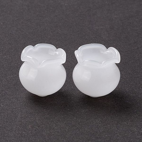 PandaHall Glass Bead Cone for Wind Chimes Making, Campanula Medium L, White, 15x16mm, Hole: 2.7mm Glass Flower White
PandaHall Glass Bead Cone for Wind Chimes Making, Campanula Medium L, White, 15x16mm, Hole: 2.7mm Glass Flower White
