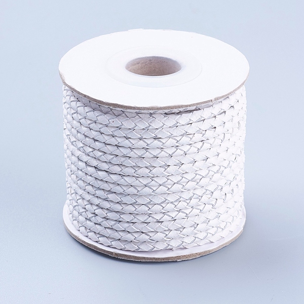 PandaHall Round Braided Cowhide Cords, White, 3mm, about 10.93 yards(10m)/roll Cowhide Round White
PandaHall Round Braided Cowhide Cords, White, 3mm, about 10.93 yards(10m)/roll Cowhide Round White