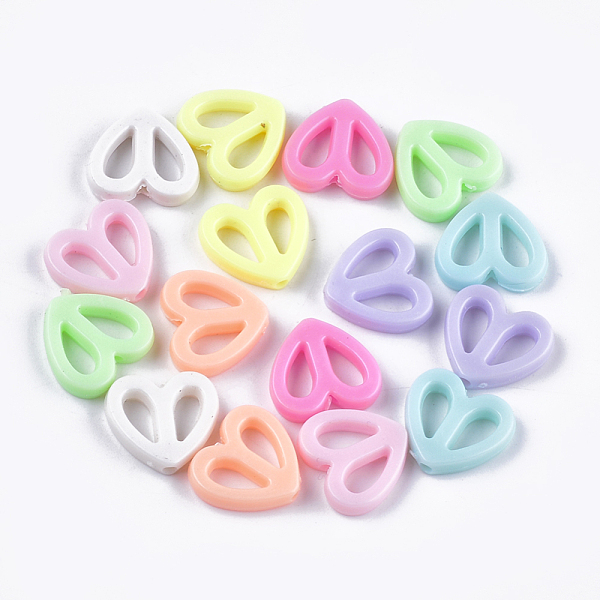 PandaHall Opaque Acrylic Beads, Heart, Mixed Color, 15x16x3.5~4mm, Hole: 1.8mm, about 1110pcs/500g Acrylic Heart Multicolor
PandaHall Opaque Acrylic Beads, Heart, Mixed Color, 15x16x3.5~4mm, Hole: 1.8mm, about 1110pcs/500g Acrylic Heart Multicolor