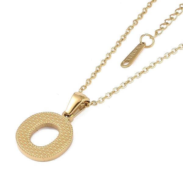 PandaHall Ion Plating(IP) Initial Letter 304 Stainless Steel Pendant Necklaces, Real 18K Gold Plated, Letter O, 15.87 inch(40.3cm), Pendant...
PandaHall Ion Plating(IP) Initial Letter 304 Stainless Steel Pendant Necklaces, Real 18K Gold Plated, Letter O, 15.87 inch(40.3cm), Pendant...