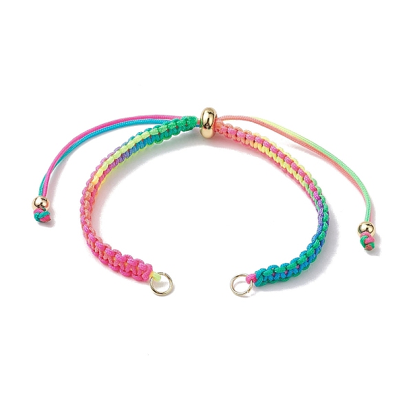 PandaHall Gradient Color Braided Nylon Cord Slider Bracelet Making, Nice for DIY Jewelry Making, Colorful, 9-1/2 inch(24.2cm) Nylon
PandaHall Gradient Color Braided Nylon Cord Slider Bracelet Making, Nice for DIY Jewelry Making, Colorful, 9-1/2 inch(24.2cm) Nylon