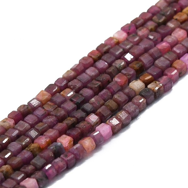PandaHall Natural Ruby/Red Corundum Beads Strands, Faceted, Cube, 2x2x2mm, Hole: 0.6mm, about 182pcs/strand, 15.16''~15.55''(38.5~39.5cm)...
PandaHall Natural Ruby/Red Corundum Beads Strands, Faceted, Cube, 2x2x2mm, Hole: 0.6mm, about 182pcs/strand, 15.16''~15.55''(38.5~39.5cm)...