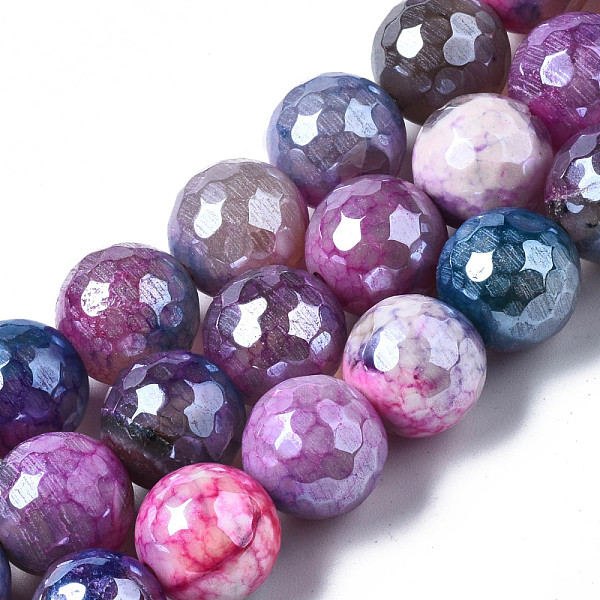 PandaHall Natural Agate Beads Strands, Pearl Luster Plated, Faceted, Round, Camellia, 12mm, Hole: 1.6mm, about 32~34pcs/strand, 13.94~16.06..., Pink
PandaHall Natural Agate Beads Strands, Pearl Luster Plated, Faceted, Round, Camellia, 12mm, Hole: 1.6mm, about 32~34pcs/strand, 13.94~16.06..., Pink