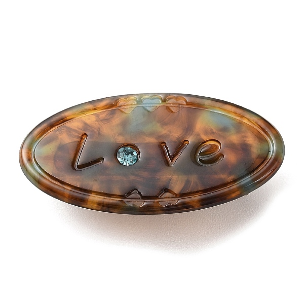 PandaHall Oval with Word Love Resin Alligator Hair Clips, with Iron Findings, Hair Accessories for Girls, Saddle Brown, 23x46x11mm Resin...
PandaHall Oval with Word Love Resin Alligator Hair Clips, with Iron Findings, Hair Accessories for Girls, Saddle Brown, 23x46x11mm Resin...