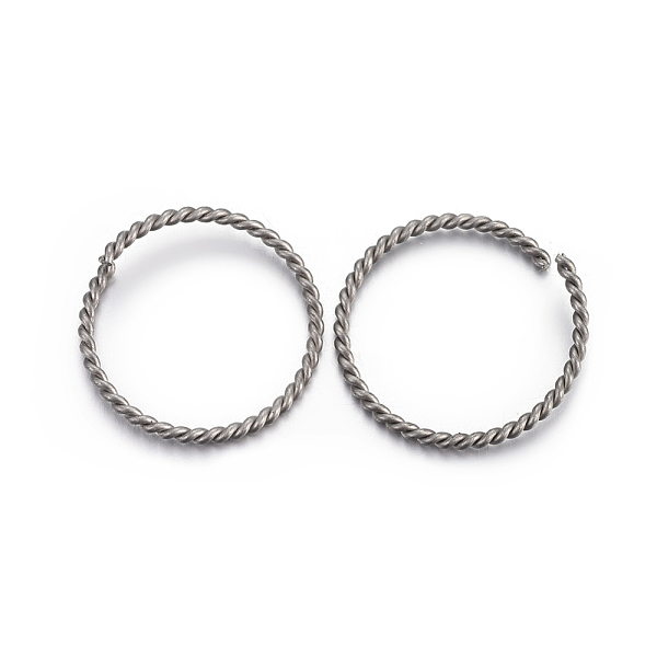 PandaHall 304 Stainless Steel Jump Rings, Open Jump Rings, Twisted, Stainless Steel Color, 21.5~22x1.5mm, Inner Diameter: 19~20mm 304...
PandaHall 304 Stainless Steel Jump Rings, Open Jump Rings, Twisted, Stainless Steel Color, 21.5~22x1.5mm, Inner Diameter: 19~20mm 304...