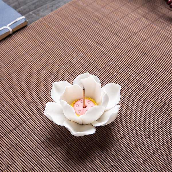 PandaHall Porcelain Incense Burners, Lotus with Leaf Incense Holders, Home Office Teahouse Zen Buddhist Supplies, Yellow, 65~73x30~36mm...
PandaHall Porcelain Incense Burners, Lotus with Leaf Incense Holders, Home Office Teahouse Zen Buddhist Supplies, Yellow, 65~73x30~36mm...