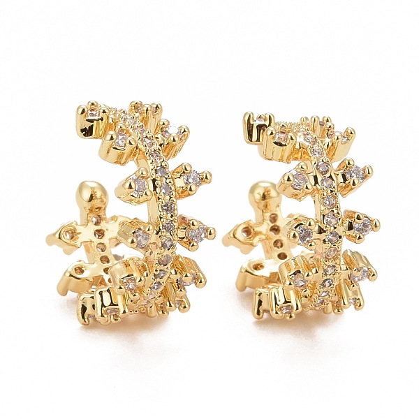 PandaHall Clear Cubic Zirconia Leaf Wrap Cuff Earrings, Rack Plating Brass Jewelry for Women, Cadmium Free & Lead Free, Real 18K Gold Plated...
PandaHall Clear Cubic Zirconia Leaf Wrap Cuff Earrings, Rack Plating Brass Jewelry for Women, Cadmium Free & Lead Free, Real 18K Gold Plated...