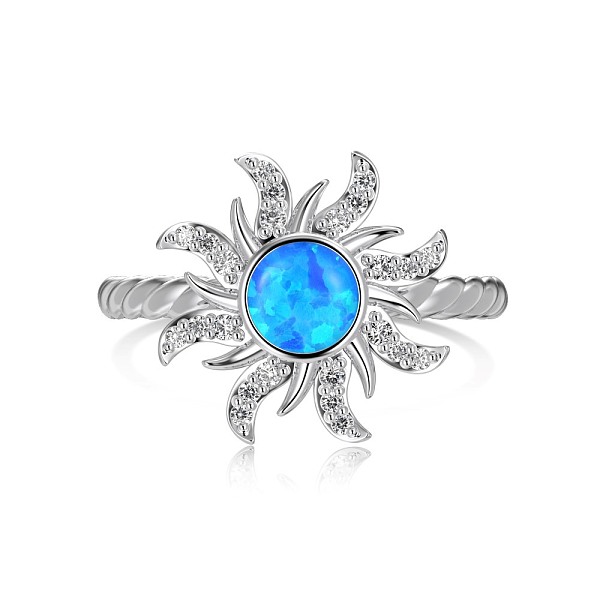 PandaHall Sun Rhodium Plated 925 Sterling Silver Wide Band Rings, with Synthetic Opal, Real Platinum Plated, Inner Diameter: 17.2mm Sterling...
PandaHall Sun Rhodium Plated 925 Sterling Silver Wide Band Rings, with Synthetic Opal, Real Platinum Plated, Inner Diameter: 17.2mm Sterling...