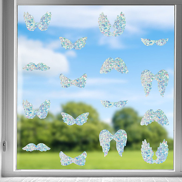 PandaHall 16Pcs Waterproof PVC Colored Laser Stained Window Film Static Stickers, Electrostatic Window Decals, Wing, 350x840mm Plastic Wing
PandaHall 16Pcs Waterproof PVC Colored Laser Stained Window Film Static Stickers, Electrostatic Window Decals, Wing, 350x840mm Plastic Wing
