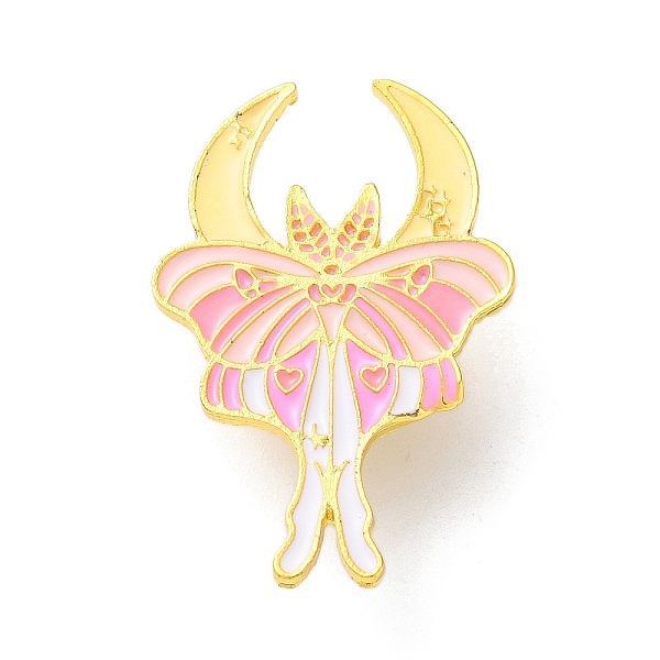 PandaHall Alloy Brooches, Enamel Pins, for Backpack Cloth, Butterfly, Golden, 39x27x2mm Alloy+Cubic Zirconia Butterfly
PandaHall Alloy Brooches, Enamel Pins, for Backpack Cloth, Butterfly, Golden, 39x27x2mm Alloy+Cubic Zirconia Butterfly