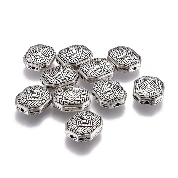 PandaHall CCB Plastic Beads, Octagon, Antique Silver, 22x18.3x8mm, Hole: 2mm Plastic Octagon
PandaHall CCB Plastic Beads, Octagon, Antique Silver, 22x18.3x8mm, Hole: 2mm Plastic Octagon
