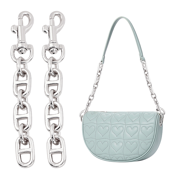 PandaHall UNICRAFTALE 2Pcs Bag Extender Chains Alloy Purse Chain Strap 120mm Platinum Crossbody Shoulder Bag Strap Extender Chains with...
PandaHall UNICRAFTALE 2Pcs Bag Extender Chains Alloy Purse Chain Strap 120mm Platinum Crossbody Shoulder Bag Strap Extender Chains with...