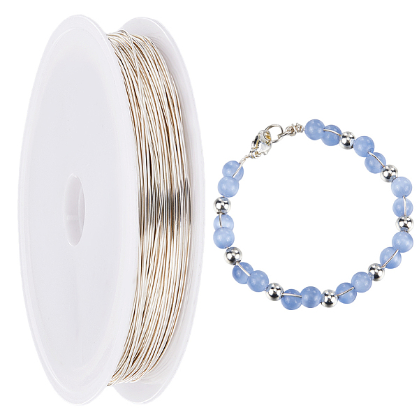 PandaHall SUNNYCLUE Eco-Friendly Copper Wire, Round Beading Wire, with Spool, Long-Lasting Plated, Silver, 22 Gauge, 0.6mm, about 82.02 Feet...
PandaHall SUNNYCLUE Eco-Friendly Copper Wire, Round Beading Wire, with Spool, Long-Lasting Plated, Silver, 22 Gauge, 0.6mm, about 82.02 Feet...