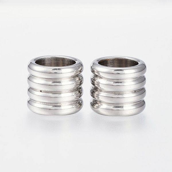 PandaHall 201 Stainless Steel Beads, Large Hole Beads, Column, Stainless Steel Color, 10x12mm, Hole: 8mm 201 Stainless Steel Column
PandaHall 201 Stainless Steel Beads, Large Hole Beads, Column, Stainless Steel Color, 10x12mm, Hole: 8mm 201 Stainless Steel Column