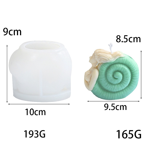 PandaHall Food Grade DIY Silicone Goddess Statue Candle Molds, for Candle Making, Snail, White, 10x9cm Silicone Snail White
PandaHall Food Grade DIY Silicone Goddess Statue Candle Molds, for Candle Making, Snail, White, 10x9cm Silicone Snail White