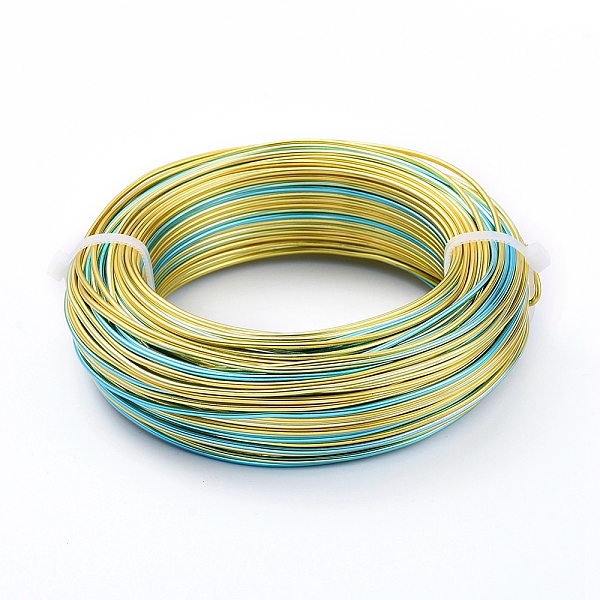PandaHall 3 Segment Colors Round Aluminum Craft Wire, for Beading Jewelry Craft Making, Colorful, 15 Gauge, 1.5mm, about 41.6m/roll Aluminum...
PandaHall 3 Segment Colors Round Aluminum Craft Wire, for Beading Jewelry Craft Making, Colorful, 15 Gauge, 1.5mm, about 41.6m/roll Aluminum...