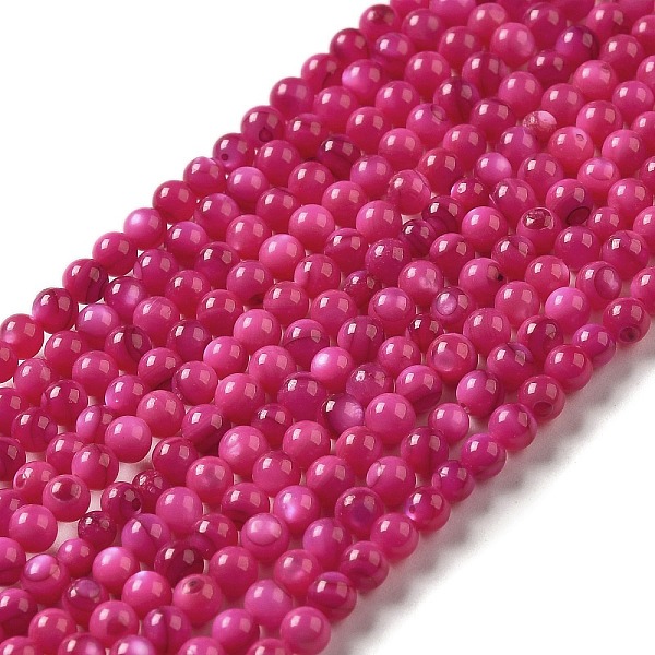 PandaHall Natural Freshwater Shell Beads Strands, Round, Dyed, Camellia, 3mm, Hole: 0.5mm, about 124~132pcs/strand, 14.96''(38cm) Freshwater..., Pink
PandaHall Natural Freshwater Shell Beads Strands, Round, Dyed, Camellia, 3mm, Hole: 0.5mm, about 124~132pcs/strand, 14.96''(38cm) Freshwater..., Pink
