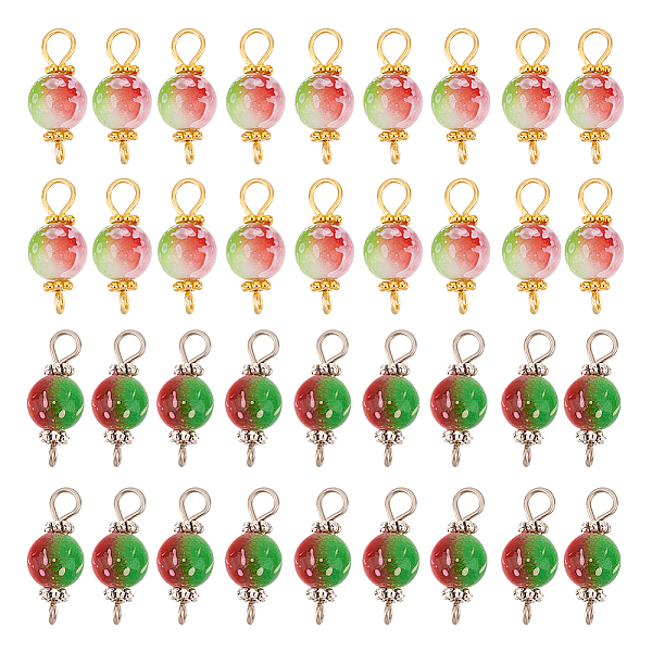 PandaHall arricraft 100 Pcs Resin Connector Charms, 2 Colors Round Spray Painted Links Charms with Two Iron Loops Red & Green Connectoers...
PandaHall arricraft 100 Pcs Resin Connector Charms, 2 Colors Round Spray Painted Links Charms with Two Iron Loops Red & Green Connectoers...