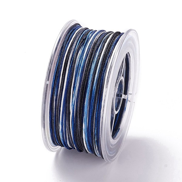 PandaHall Segment Dyed Polyester Thread, Braided Cord, Colorful, 0.8mm, about 54.68 yards(50m)/roll Polyester
PandaHall Segment Dyed Polyester Thread, Braided Cord, Colorful, 0.8mm, about 54.68 yards(50m)/roll Polyester