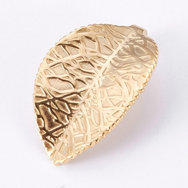 PandaHall 304 Stainless Steel Pendants, Long-Lasting Plated, Leaf, Golden, 29x17x5mm, Hole: 2x2.5mm 304 Stainless Steel Leaf
PandaHall 304 Stainless Steel Pendants, Long-Lasting Plated, Leaf, Golden, 29x17x5mm, Hole: 2x2.5mm 304 Stainless Steel Leaf
