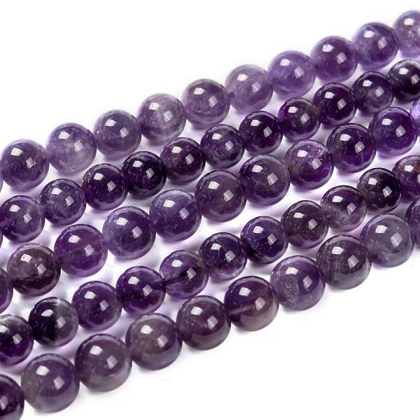 PandaHall Gemstone Beads Strands, Amethyst, Round, 8mm, Hole: 1mm, 15~16 inch Amethyst Round Purple
PandaHall Gemstone Beads Strands, Amethyst, Round, 8mm, Hole: 1mm, 15~16 inch Amethyst Round Purple
