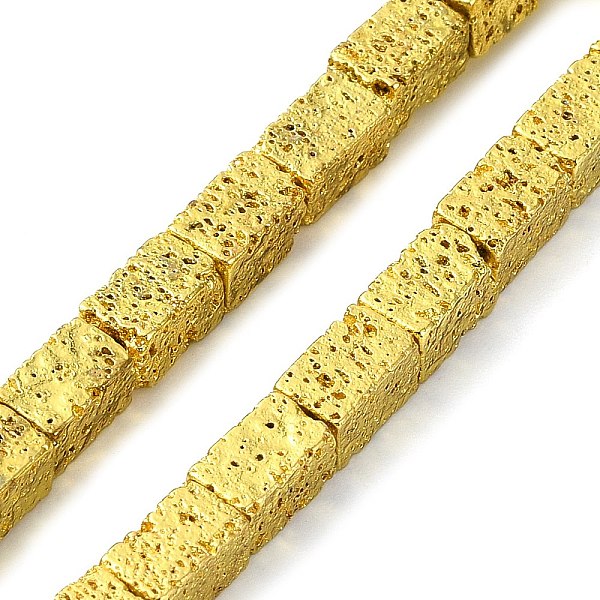 PandaHall Electroplated Natural Lava Rock Beads Strands, Cuboid, Golden Plated, 6~6.5x4x4mm, Hole: 1.4mm, about 63pcs/strand, 16.06''...
PandaHall Electroplated Natural Lava Rock Beads Strands, Cuboid, Golden Plated, 6~6.5x4x4mm, Hole: 1.4mm, about 63pcs/strand, 16.06''...