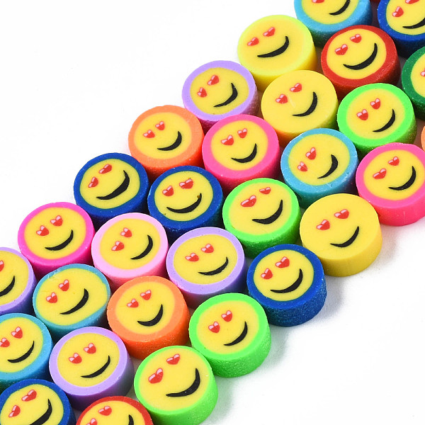 PandaHall Handmade Polymer Clay Beads Strands, Flat Round, Mixed Color, 9.5~10x4~4.5mm, Hole: 1.6mm, about 40pcs/strand, 15.16 inch~15.35..., Multicolor
PandaHall Handmade Polymer Clay Beads Strands, Flat Round, Mixed Color, 9.5~10x4~4.5mm, Hole: 1.6mm, about 40pcs/strand, 15.16 inch~15.35..., Multicolor