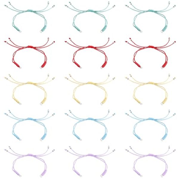 PandaHall Adjustable Nylon Braided Cord Bracelet Making Accessories, with Brass Beads and 304 Stainless Steel Jump Rings, Mixed Color..., Multicolor
PandaHall Adjustable Nylon Braided Cord Bracelet Making Accessories, with Brass Beads and 304 Stainless Steel Jump Rings, Mixed Color..., Multicolor