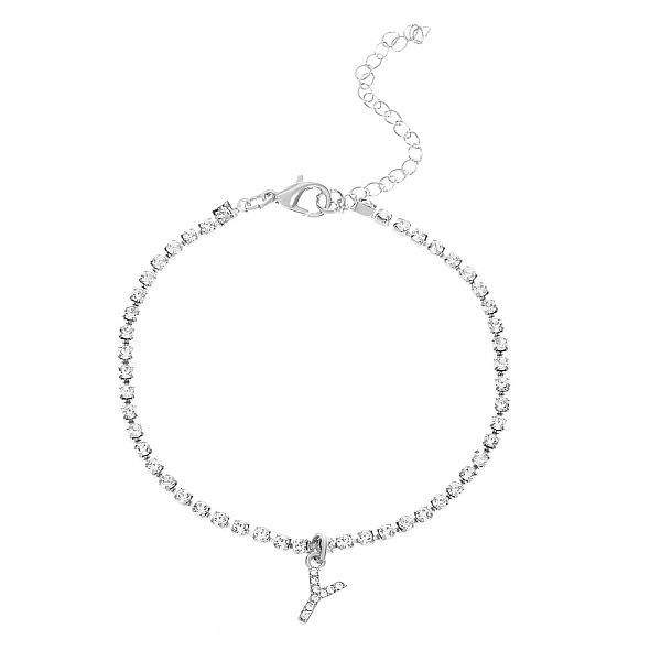 PandaHall Fashionable and Creative Rhinestone Anklet Bracelets, English Letter Y Hip-hop Creative Beach Anklet for Women Alloy
PandaHall Fashionable and Creative Rhinestone Anklet Bracelets, English Letter Y Hip-hop Creative Beach Anklet for Women Alloy