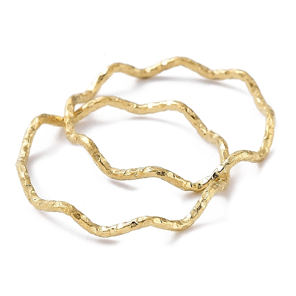 PandaHall Ion Plating(IP) 304 Stainless Steel Textured Wave Finger Rings, Real 18K Gold Plated, US Size 7 3/4(17.9mm) 304 Stainless Steel...
PandaHall Ion Plating(IP) 304 Stainless Steel Textured Wave Finger Rings, Real 18K Gold Plated, US Size 7 3/4(17.9mm) 304 Stainless Steel...
