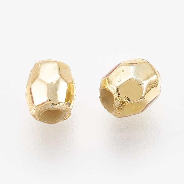 PandaHall ABS Plastic Beads, Eco-Friendly Electroplated Beads, Faceted, Barrel, Golden Plated, 3.5~4x3.5mm, Hole: 1.5mm, about 15000pcs/500g...
PandaHall ABS Plastic Beads, Eco-Friendly Electroplated Beads, Faceted, Barrel, Golden Plated, 3.5~4x3.5mm, Hole: 1.5mm, about 15000pcs/500g...