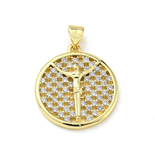 PandaHall Brass with Cubic Zirconia Pendant, Round, Clear, 22x20x2.9mm, Hole: 5x3.5mm Brass+Cubic Zirconia Round Clear
PandaHall Brass with Cubic Zirconia Pendant, Round, Clear, 22x20x2.9mm, Hole: 5x3.5mm Brass+Cubic Zirconia Round Clear