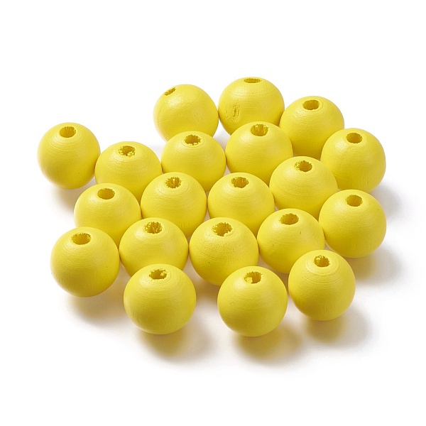 PandaHall Painted Natural Wood Beads, Round, Yellow, 16mm, Hole: 4mm Schima Wood Round Yellow
PandaHall Painted Natural Wood Beads, Round, Yellow, 16mm, Hole: 4mm Schima Wood Round Yellow