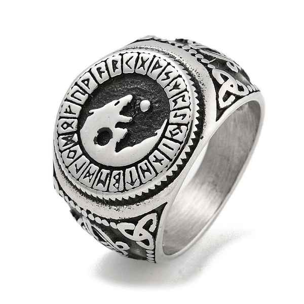 PandaHall 304 Stainless Steel Ring, Dragon, Inner Diameter: 19mm 304 Stainless Steel Dragon
PandaHall 304 Stainless Steel Ring, Dragon, Inner Diameter: 19mm 304 Stainless Steel Dragon