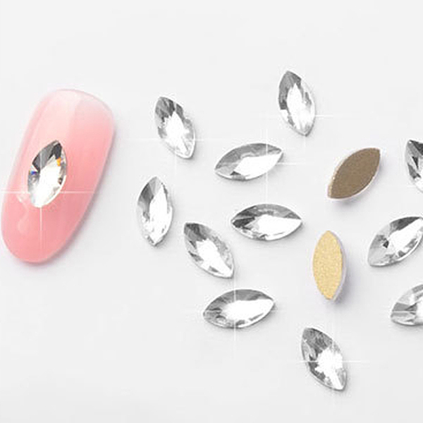 PandaHall Flat Back Glass Rhinestone Cabochons, Nail Art Decoration Accessories, Faceted, Horse Eye, Crystal, 8x4mm, 10pcs/bag Rhinestone..., Clear
PandaHall Flat Back Glass Rhinestone Cabochons, Nail Art Decoration Accessories, Faceted, Horse Eye, Crystal, 8x4mm, 10pcs/bag Rhinestone..., Clear