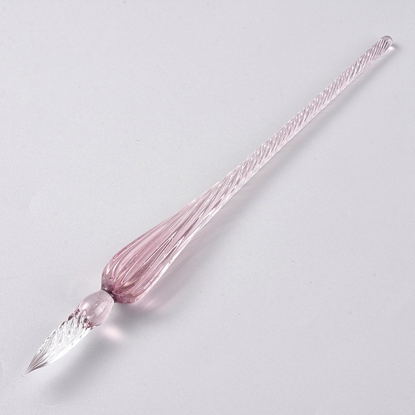 PandaHall Handmade Glass Dip Pen, Calligraphy Signature Pen, Business Present, Thistle, 190x17mm Glass Purple
PandaHall Handmade Glass Dip Pen, Calligraphy Signature Pen, Business Present, Thistle, 190x17mm Glass Purple
