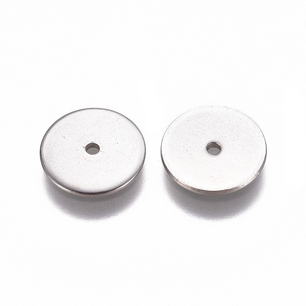 PandaHall 304 Stainless Steel Spacer Beads, Flat Round, Stainless Steel Color, 10x0.8mm, Hole: 1.2mm 304 Stainless Steel Flat Round
PandaHall 304 Stainless Steel Spacer Beads, Flat Round, Stainless Steel Color, 10x0.8mm, Hole: 1.2mm 304 Stainless Steel Flat Round