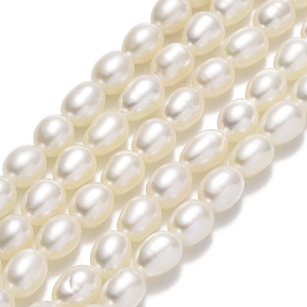 PandaHall Natural Cultured Freshwater Pearl Beads Strands, Rice, Linen, 6~6.5x4.5~5mm, Hole: 0.7mm, about 61~62pcs/strand, 15.55''(39.5cm)..., Brown
PandaHall Natural Cultured Freshwater Pearl Beads Strands, Rice, Linen, 6~6.5x4.5~5mm, Hole: 0.7mm, about 61~62pcs/strand, 15.55''(39.5cm)..., Brown
