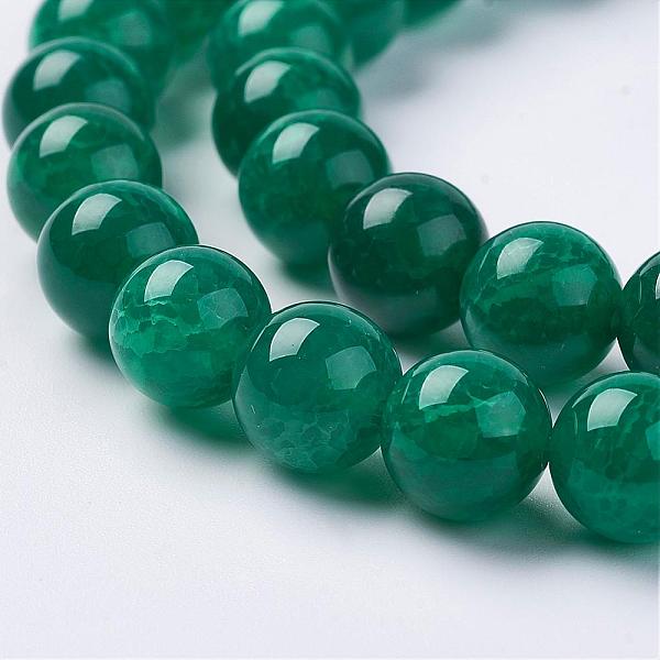 PandaHall Natural Crackle Agate Beads Strands, Heated & Dyed, Round, Green, 8mm, Hole: 1mm, about 48pcs/strand, 15.4 inch(39cm) Crackle...
PandaHall Natural Crackle Agate Beads Strands, Heated & Dyed, Round, Green, 8mm, Hole: 1mm, about 48pcs/strand, 15.4 inch(39cm) Crackle...