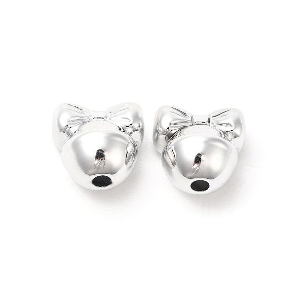 PandaHall Plating CCB Plastic Beads, Round with Bowknot, Platinum, 17x17.4x14mm, Hole: 3mm Plastic Bowknot
PandaHall Plating CCB Plastic Beads, Round with Bowknot, Platinum, 17x17.4x14mm, Hole: 3mm Plastic Bowknot