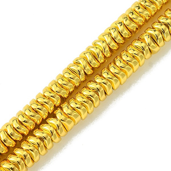 PandaHall Electroplated Synthetic Non-Magnetic Hematite Beads Strands, Wavy Disc, Golden Plated, 4x1.5mm, Hole: 1mm, about 256pcs/strand...
PandaHall Electroplated Synthetic Non-Magnetic Hematite Beads Strands, Wavy Disc, Golden Plated, 4x1.5mm, Hole: 1mm, about 256pcs/strand...